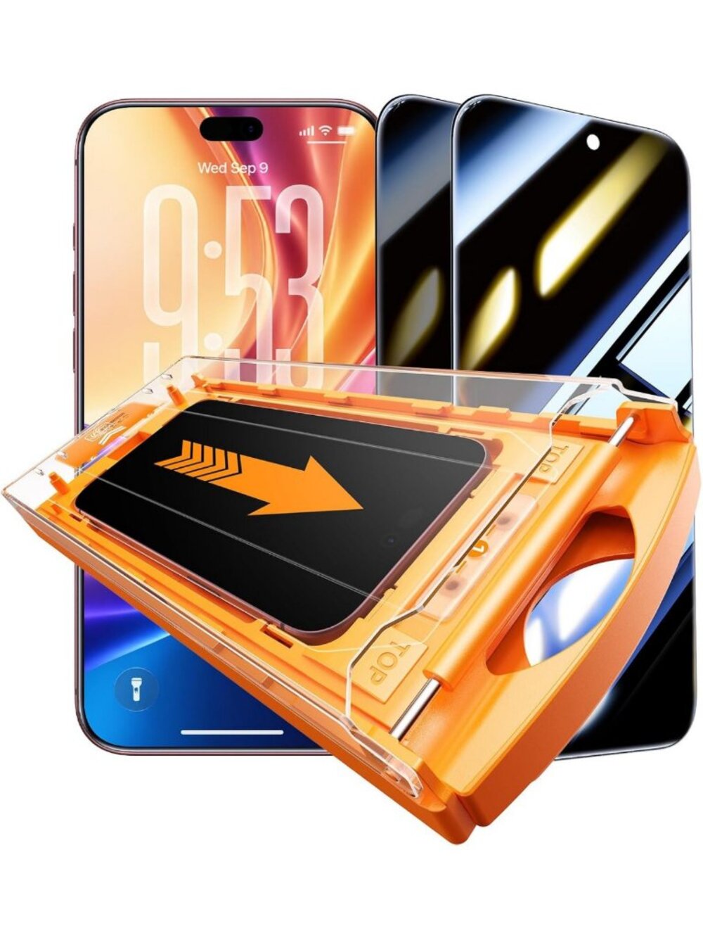 2-Pack Privacy Screen Protector for iPhone 18 Pro | 9H Hardness, Anti-Glare